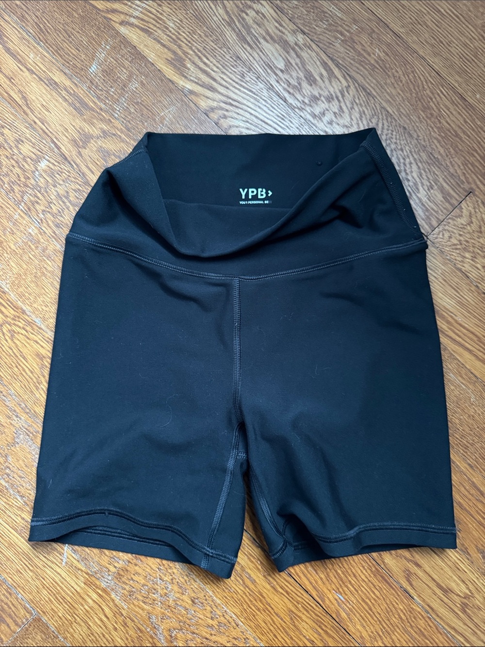 High-Waist Black Women’s Bike Shorts